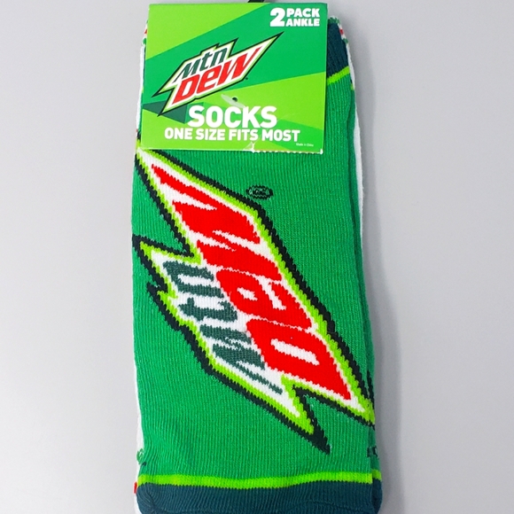Mountain Dew Novelty Socks (2-Pair) - Picture 1 of 11